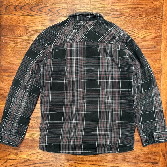 Vans Men's Black and Red Plaid Shirt Jacket - Picture 2 of 7